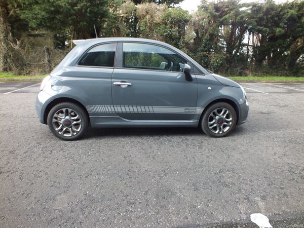 Fiat 500 Hatchback, Petrol, 2015, Grey