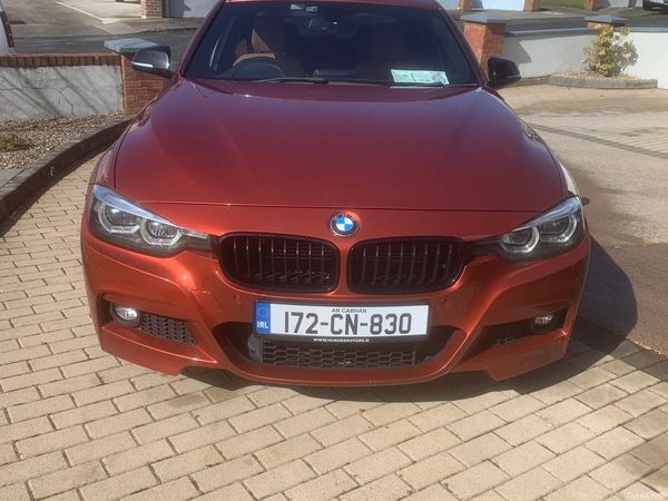 BMW 3-Series Saloon, Petrol Plug-in Hybrid, 2017, Orange