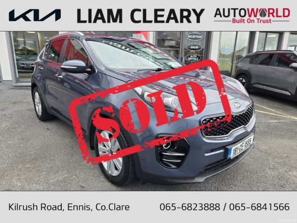 Kia Sportage MPV, Diesel, 2018, Blue