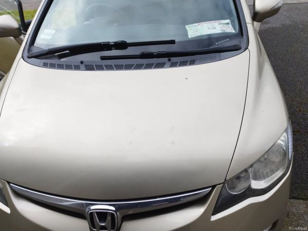 Honda Civic Saloon, Petrol, 2008, Beige