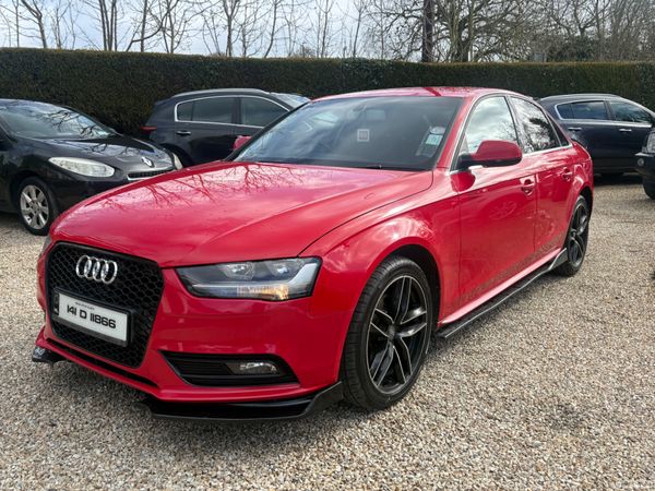 Audi A4 Saloon, Diesel, 2014, Red