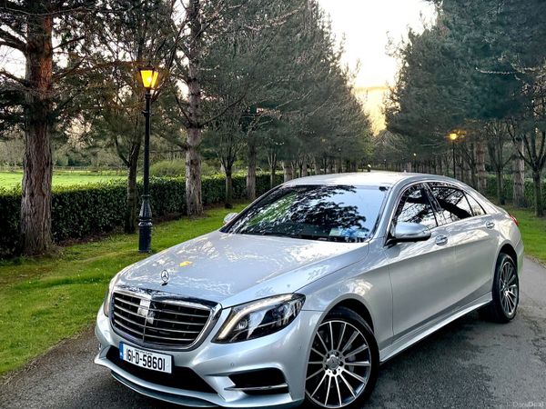 Mercedes-Benz S-Class Saloon, Petrol Plug-in Hybrid, 2016, Silver