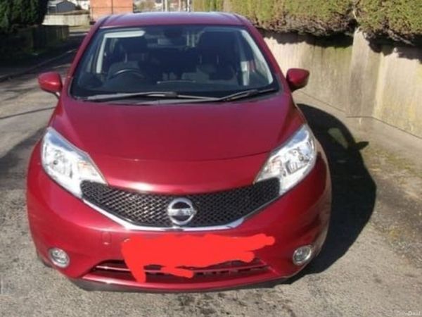 Nissan Note MPV, Petrol, 2017, Red