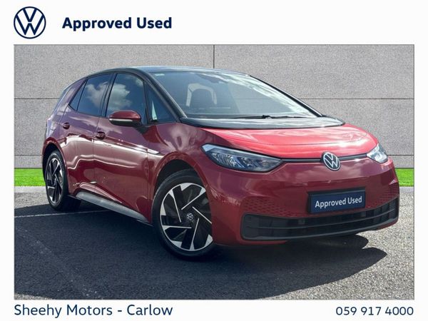 Volkswagen ID.3 Hatchback, Electric, 2022, Red