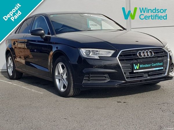 Audi A3 Saloon, Petrol, 2017, Black