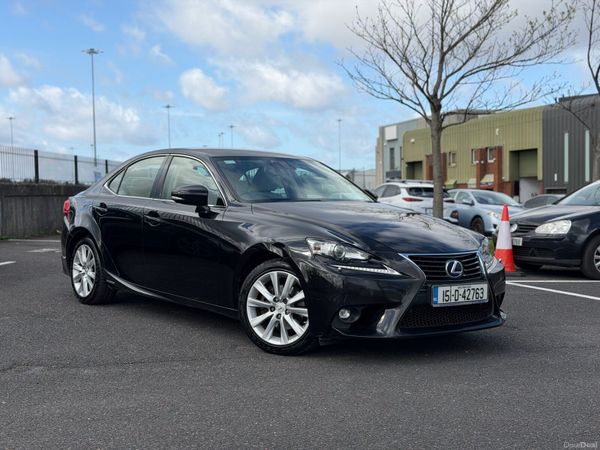 Lexus IS Saloon, Petrol Hybrid, 2015, Black