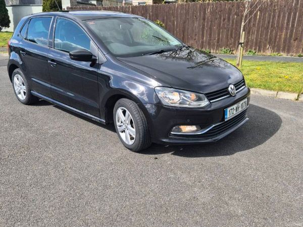 Volkswagen Polo Hatchback, Diesel, 2017, Black
