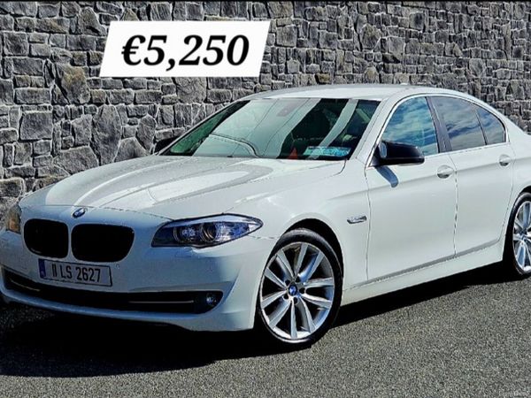 BMW 5-Series Saloon, Diesel, 2011, White