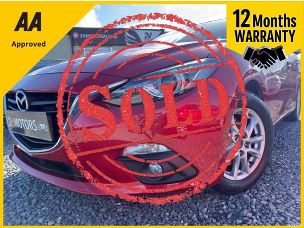 Mazda Mazda3 Hatchback, Diesel, 2017, Red