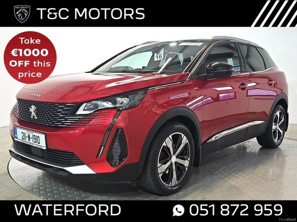 Peugeot 3008 SUV, Diesel, 2021, Red