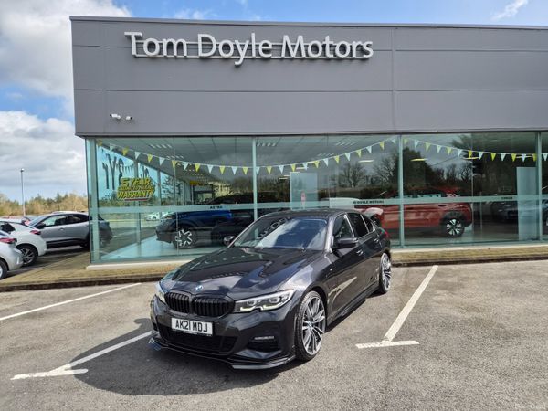 BMW 3-Series Saloon, Petrol Hybrid, 2021, Black