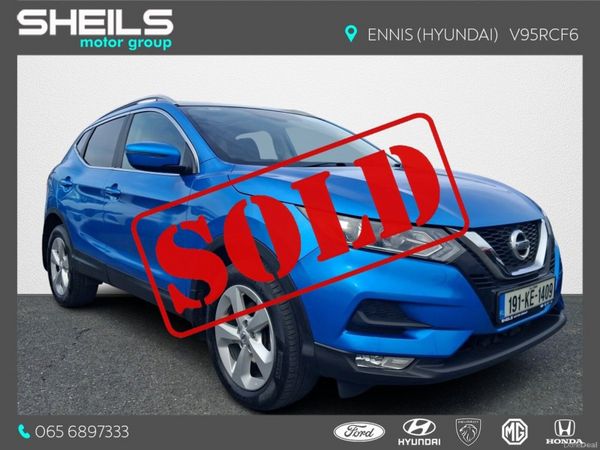 Nissan Qashqai MPV, Petrol, 2019, Blue