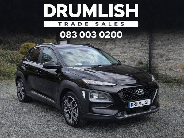 Hyundai KONA Hatchback, Petrol Hybrid, 2020, Black