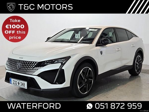 Peugeot 408 Hatchback, Petrol, 2023, White