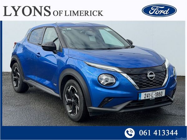 Nissan Juke SUV, Petrol Hybrid, 2024, Blue