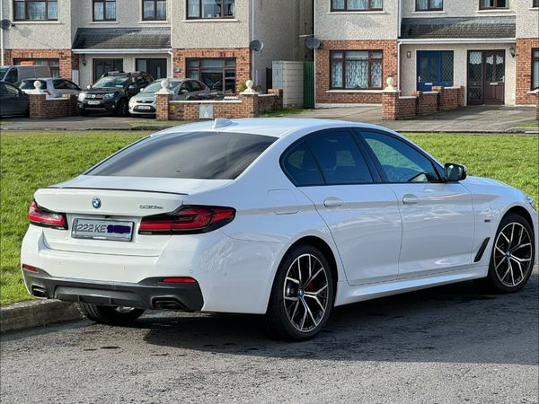 BMW 5-Series Saloon, Petrol Plug-in Hybrid, 2022, White