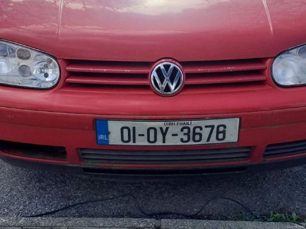 Volkswagen Golf Hatchback, Diesel, 2001, Red