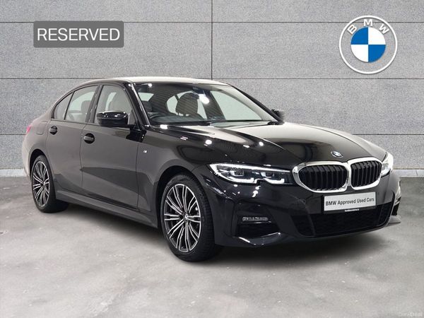 BMW 3-Series Saloon, Petrol Plug-in Hybrid, 2021, Black