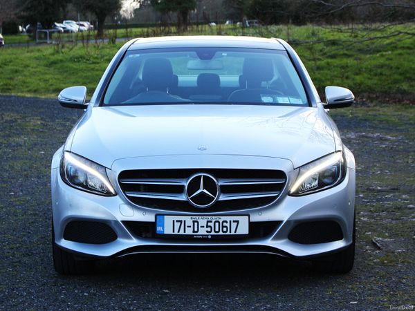 Mercedes-Benz C-Class Saloon, Petrol Plug-in Hybrid, 2017, Silver