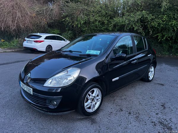 Renault Clio Hatchback, Ethanol Petrol, 2009, Black