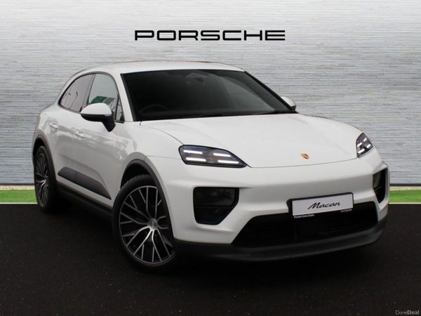 Porsche Macan SUV, Electric, 2025, White