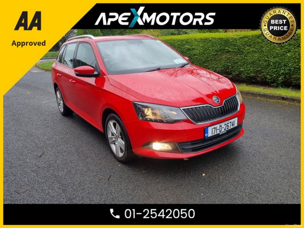 Skoda Fabia Estate, Petrol, 2017, Red