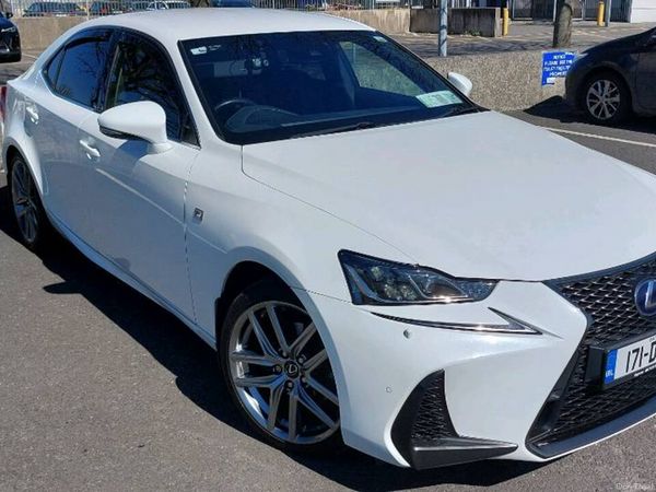 Lexus IS Saloon, Petrol Hybrid, 2017, White