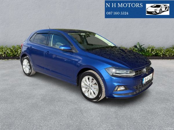 Volkswagen Polo Hatchback, Petrol, 2019, Blue