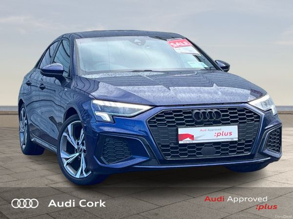 Audi A3 Saloon, Petrol, 2023, Blue