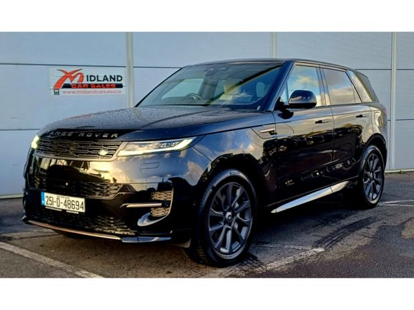 Land Rover Range Rover Sport SUV, Petrol Plug-in Hybrid, 2025, Black