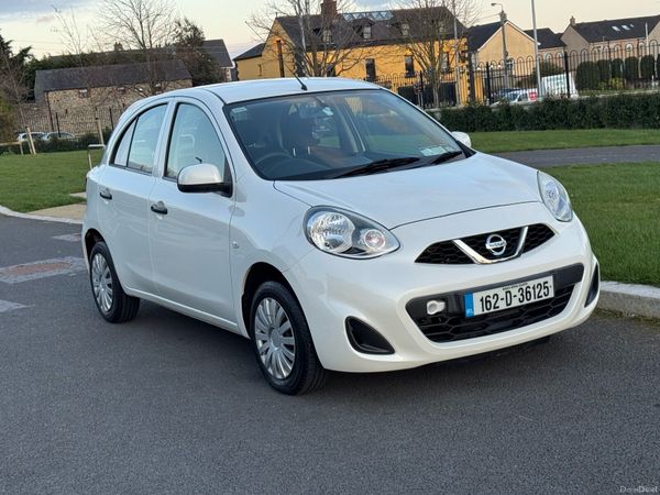Nissan March Hatchback, Petrol, 2016, White