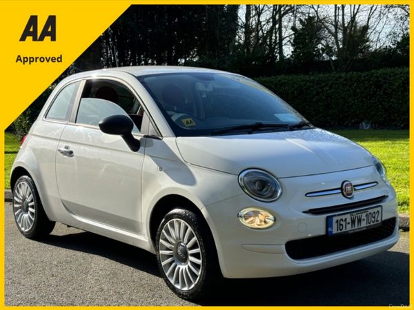 Fiat 500 Hatchback, Petrol, 2016, White