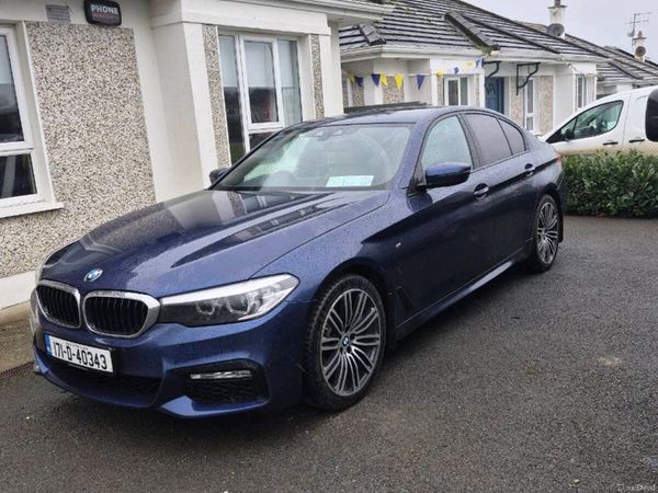 BMW 5-Series Saloon, Diesel, 2017, Blue