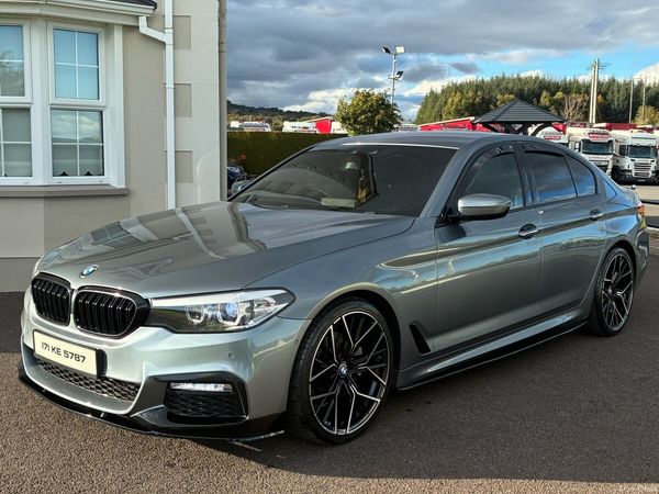 BMW 5-Series Saloon, Diesel, 2017, Blue