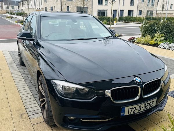 BMW 3-Series Saloon, Petrol, 2017, Black