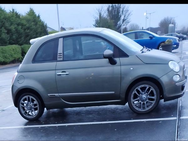 Fiat 500 Hatchback, Petrol, 2010, Green