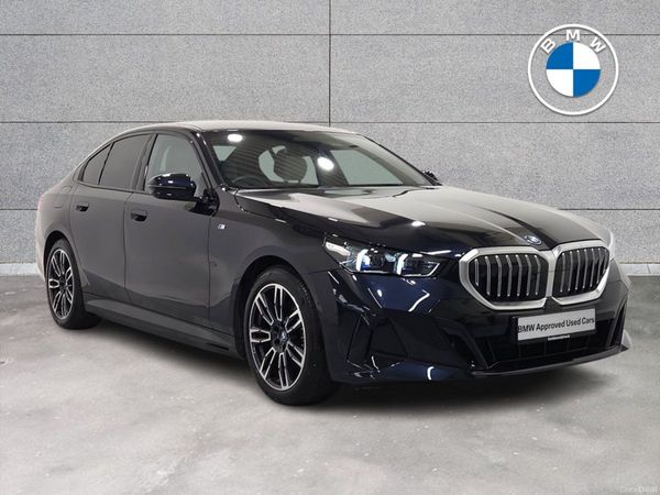 BMW 5-Series Saloon, Petrol Plug-in Hybrid, 2024, Black