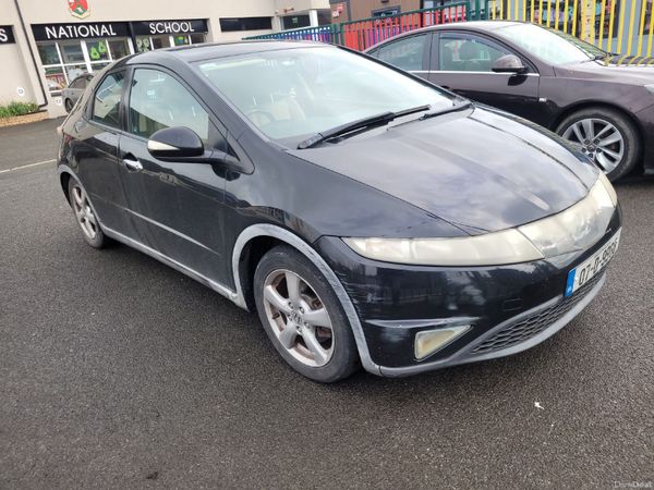Honda Civic Hatchback, Petrol, 2007, Black