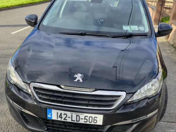 Peugeot 308 Hatchback, Diesel, 2014, Black