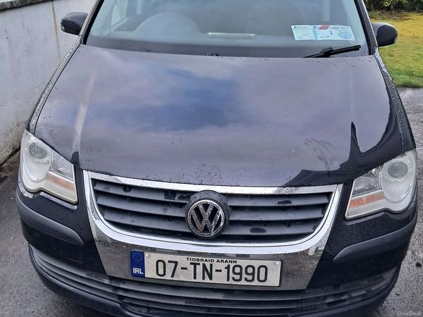 Volkswagen Touran MPV, Diesel, 2007, Black