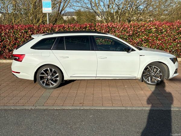 Skoda Superb Estate, Diesel, 2020, White
