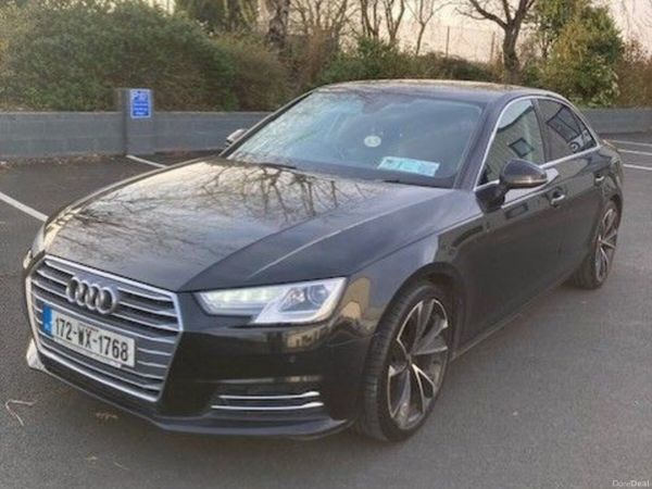 Audi A4 Saloon, Diesel, 2017, Black