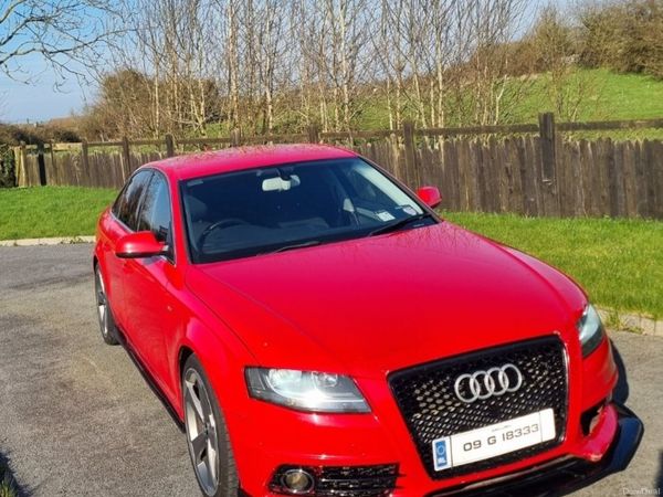 Audi A4 Saloon, Diesel, 2009, Red
