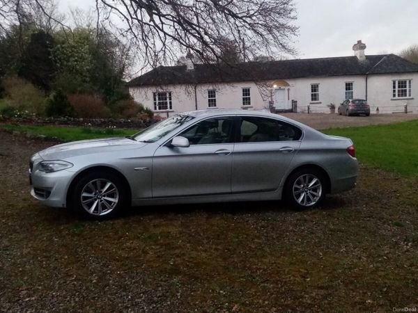 BMW 5-Series Saloon, Diesel, 2013, Silver