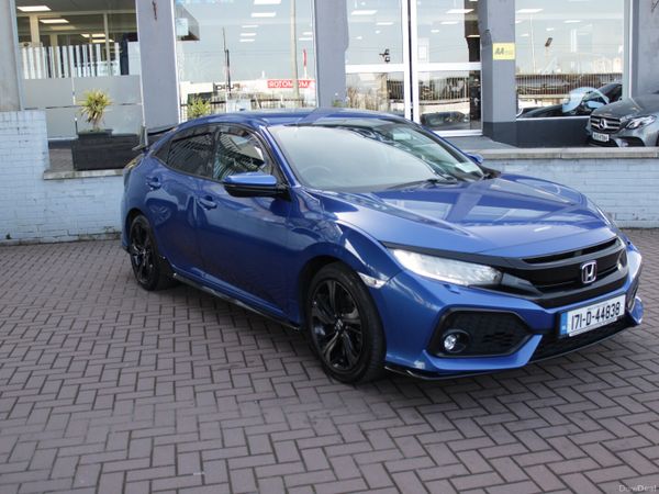 Honda Civic Hatchback, Petrol, 2017, Blue
