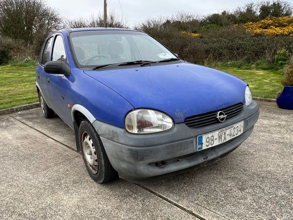 Opel Corsa Hatchback, Petrol, 1998, Blue