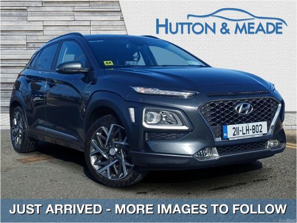 Hyundai KONA SUV, Petrol Hybrid, 2021, Grey