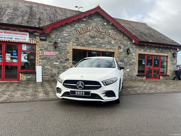 Mercedes-Benz A-Class Saloon, Petrol Hybrid, 2022, White