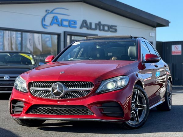 Mercedes-Benz C-Class Saloon, Diesel, 2018, Red