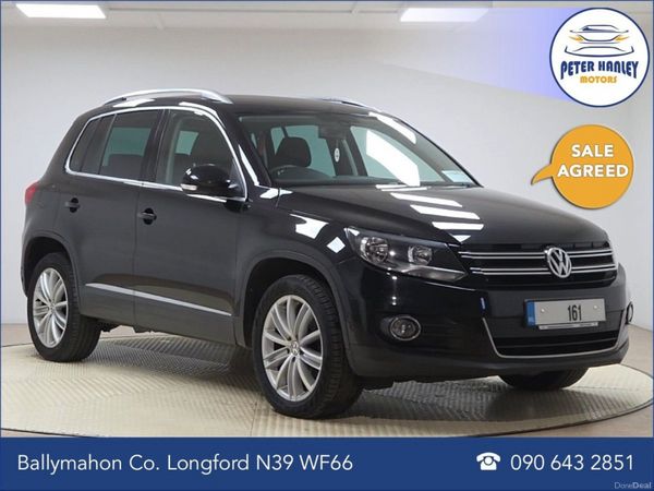 Volkswagen Tiguan SUV, Diesel, 2016, Black